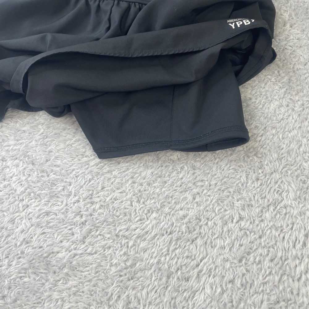 Abercrombie Kids YPB Active Shorts Girls 11/12 Black Layered Athletic Skort - Picture 6 of 6